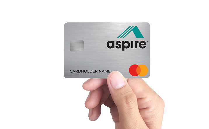 Aspire Cash Back Reward Credit Card