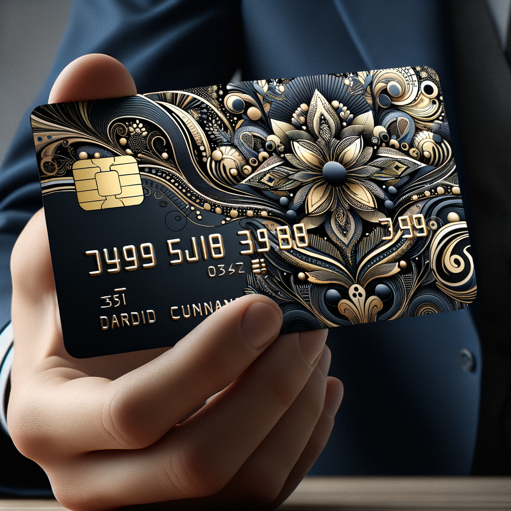 serious credit card design inspired by italian high fashion houses
