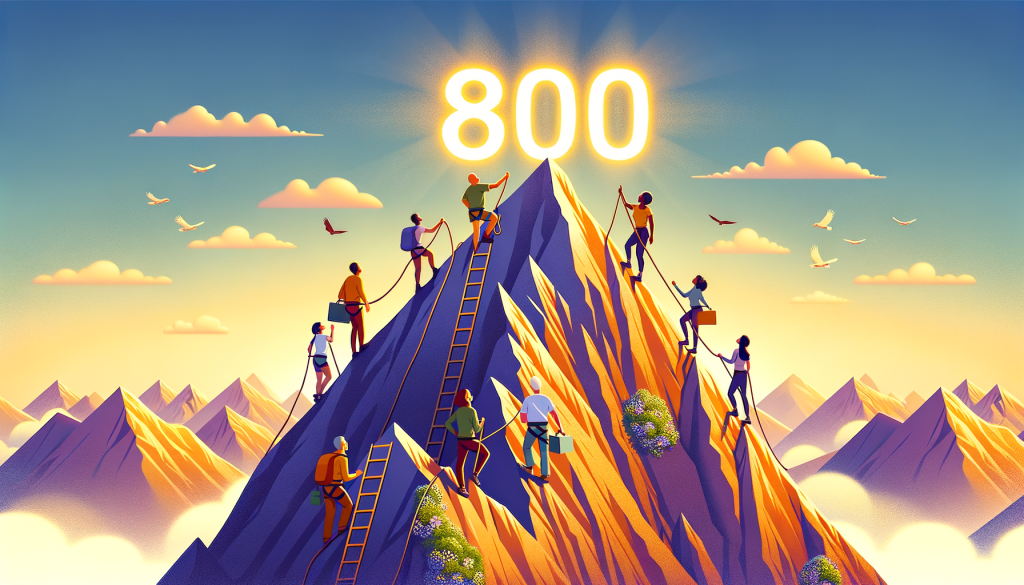 acheiving an 800 credit score