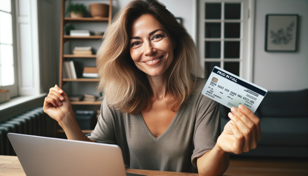 american woman paying off Credit Card Debt